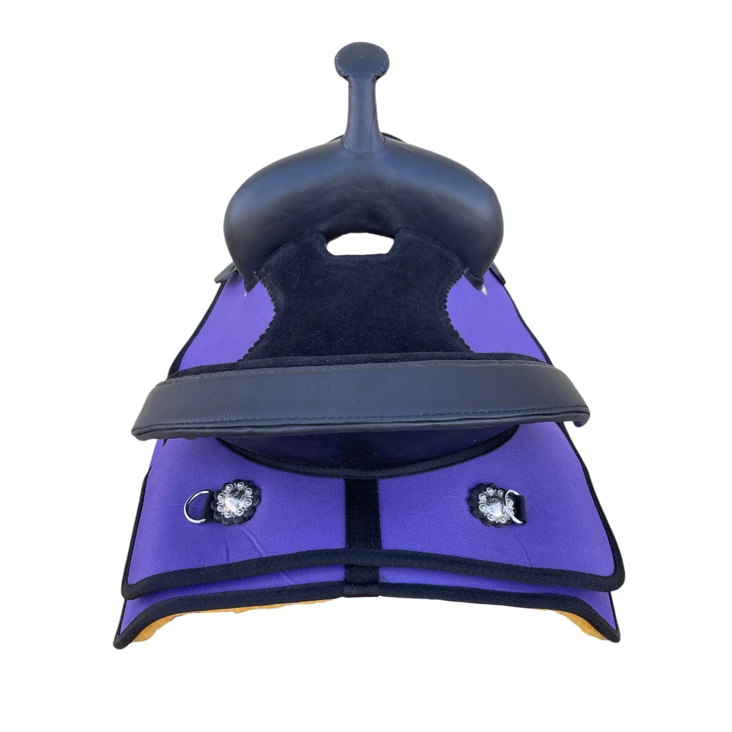 Youth Western New Generation Horse Synthetic Saddle - 10" 12" 13"- Blue/Black/Light Brown/Pink Color Saddle NewEngland Tack