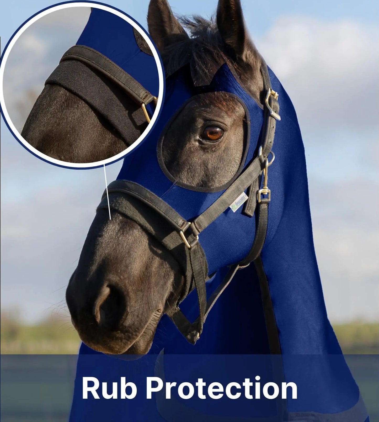 Resistance Premium Horse Full Body Slinky with Full Zipper Face and Forelock Saver - Lycra Material NewEngland Tack