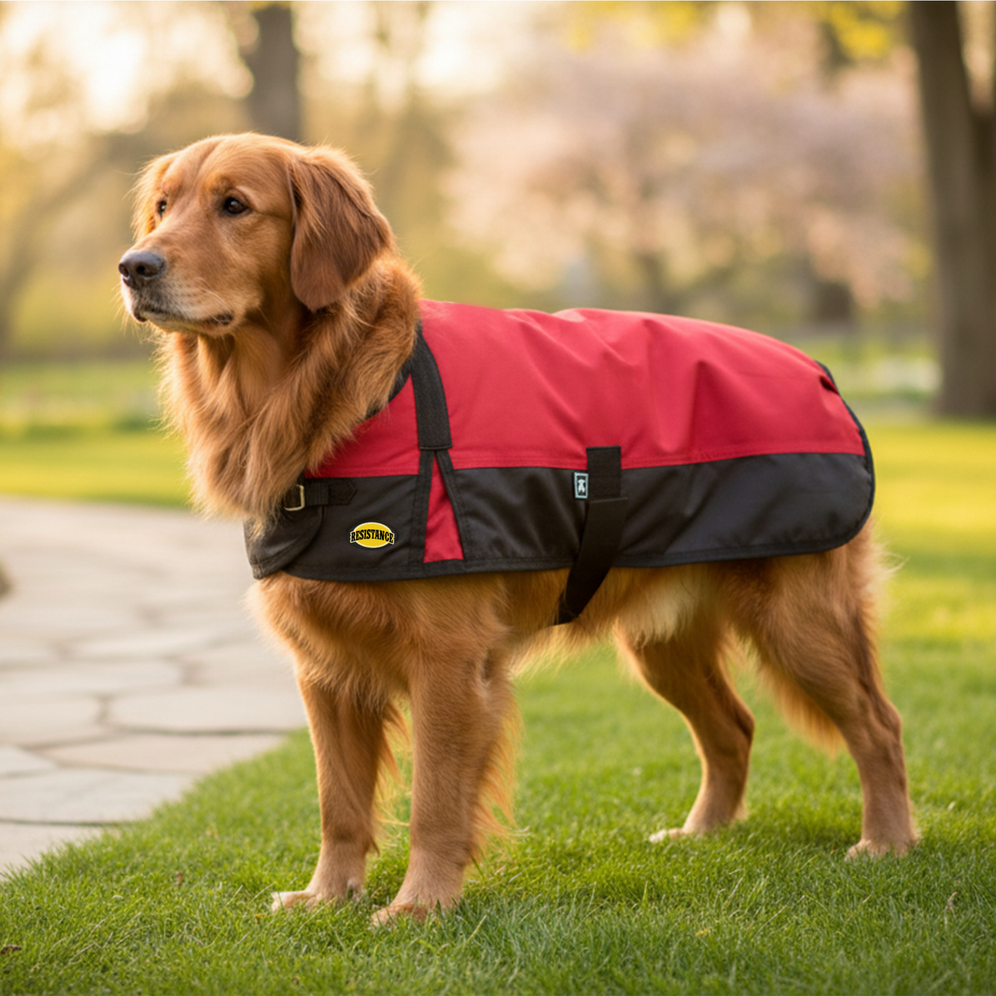 Resistance 600D Dog Blanket with Shoulder Gusset & Quick Grip Belly Band - 50 GSM fill NewEngland Tack