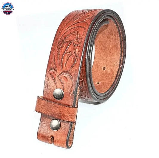 Upgrade Your Western Look with Our Full Grain Leather Belt Strap TEXANTACK