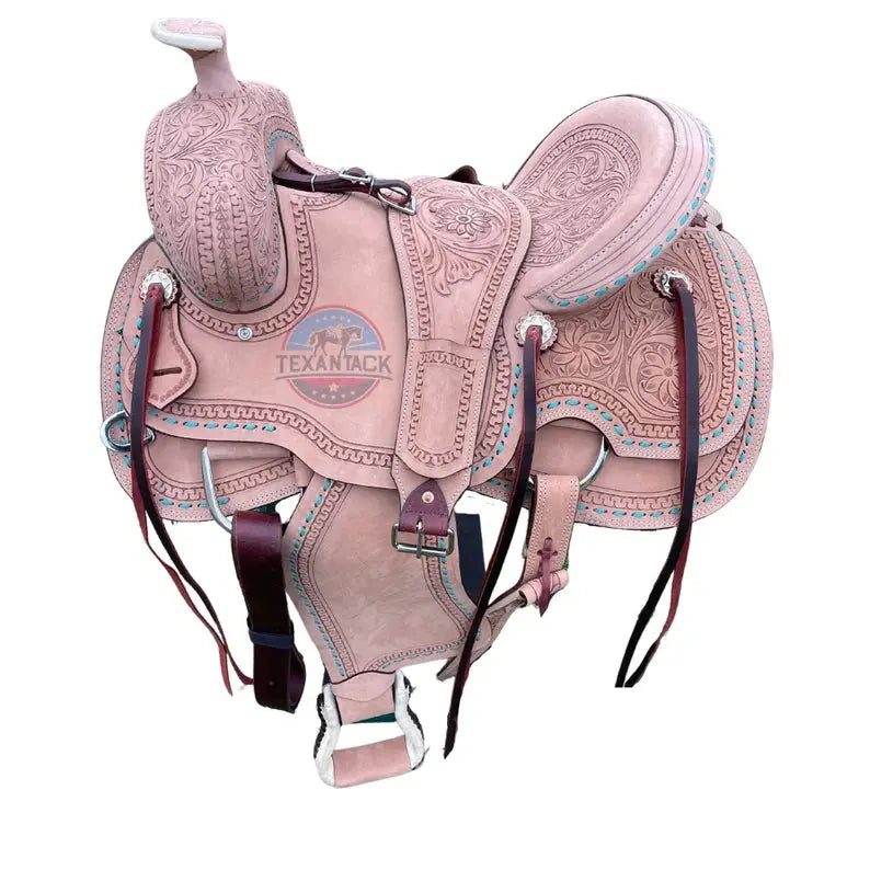Western Horse Adult Ranch Saddle with Free Matching Girth TEXANTACK