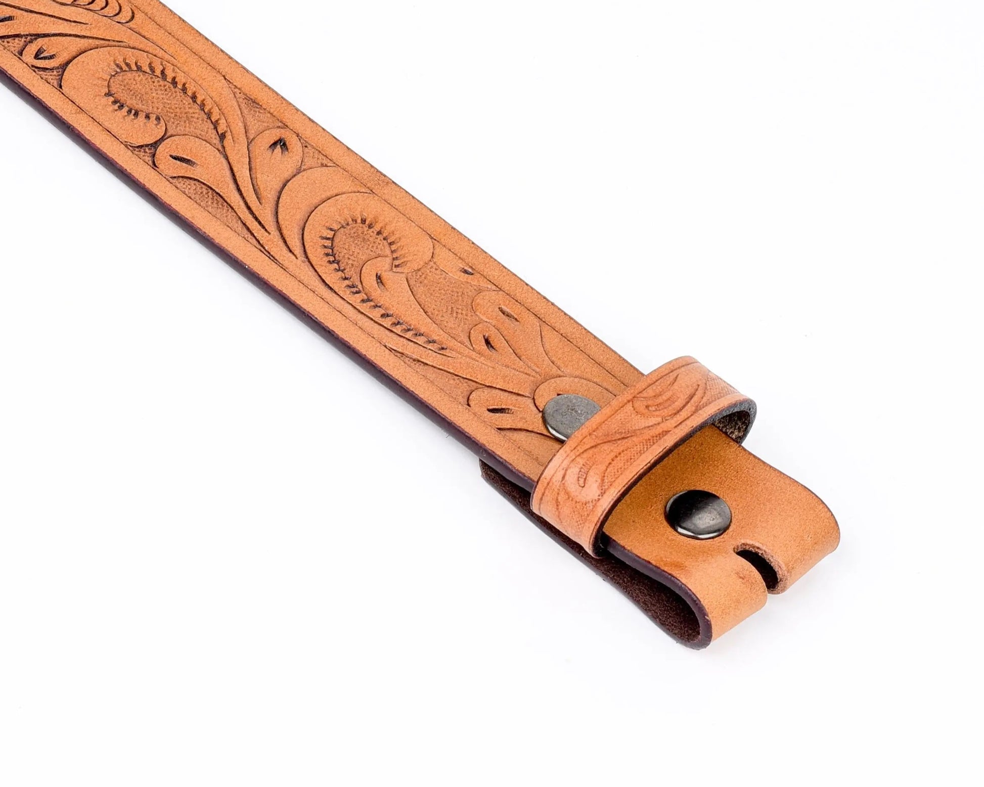 Resistance Full Grain Western Engraved Leather Belt Strap, 1-1/2" Wide Western Belt Leather Strap Floral Tooled Leather Belt Strap NewEngland Tack