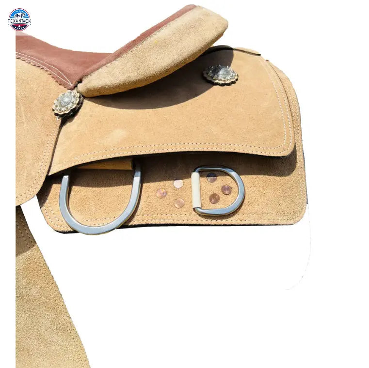 Resistance Western Rough Out Trainer Saddle with Suede Seat TEXANTACK