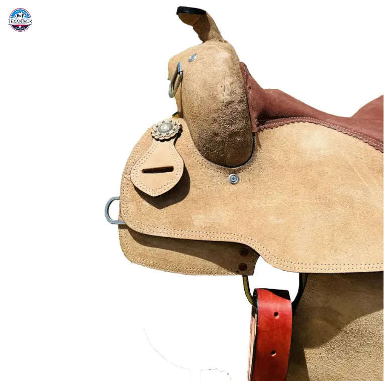 Resistance Western Rough Out Trainer Saddle with Suede Seat TEXANTACK