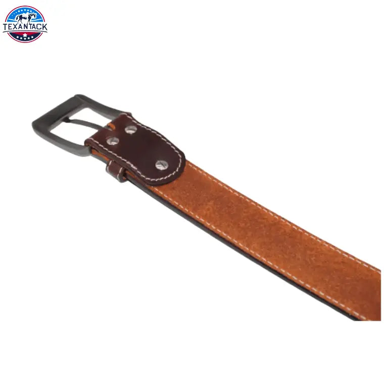 Resistance Belts  Premium Brown Heavy Duty Leather Belt for Men A Blend of Work and Style TEXANTACK