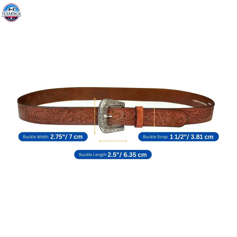 Upgrade Your Western Look with Our Full Grain Leather Belt Strap TEXANTACK