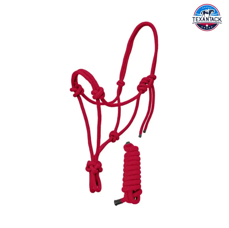 Nylon Adjustable Rope Halter with 6Ft Lead: The Ultimate Choice for Durability and Control TEXANTACK