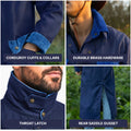 RESISTANCE Western Long Old Cowboy Canvas Jacket - Range wear Canvas Duster Coat TEXANTACK