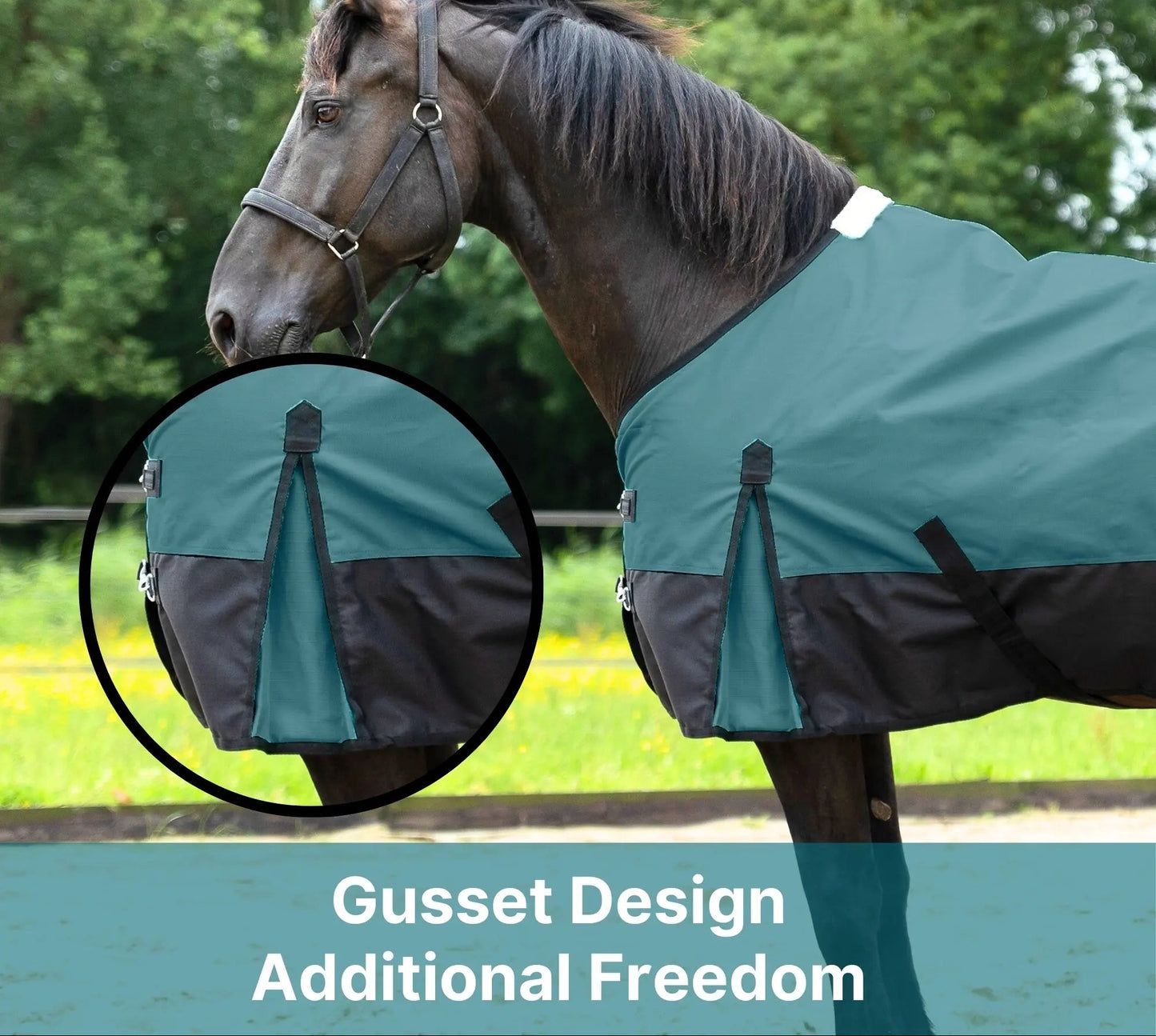 600 Denier Lightweight Waterproof & Breathable Horse Rain Sheet NewEngland Tack