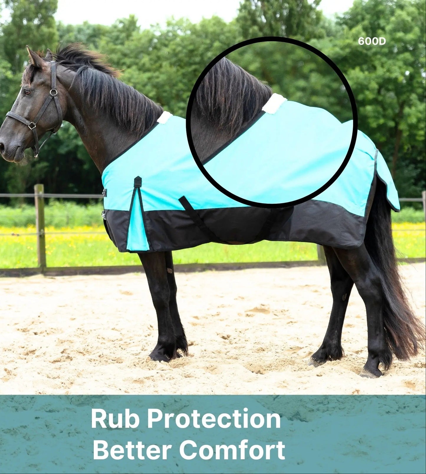 600 Denier Lightweight Waterproof & Breathable Horse Rain Sheet NewEngland Tack