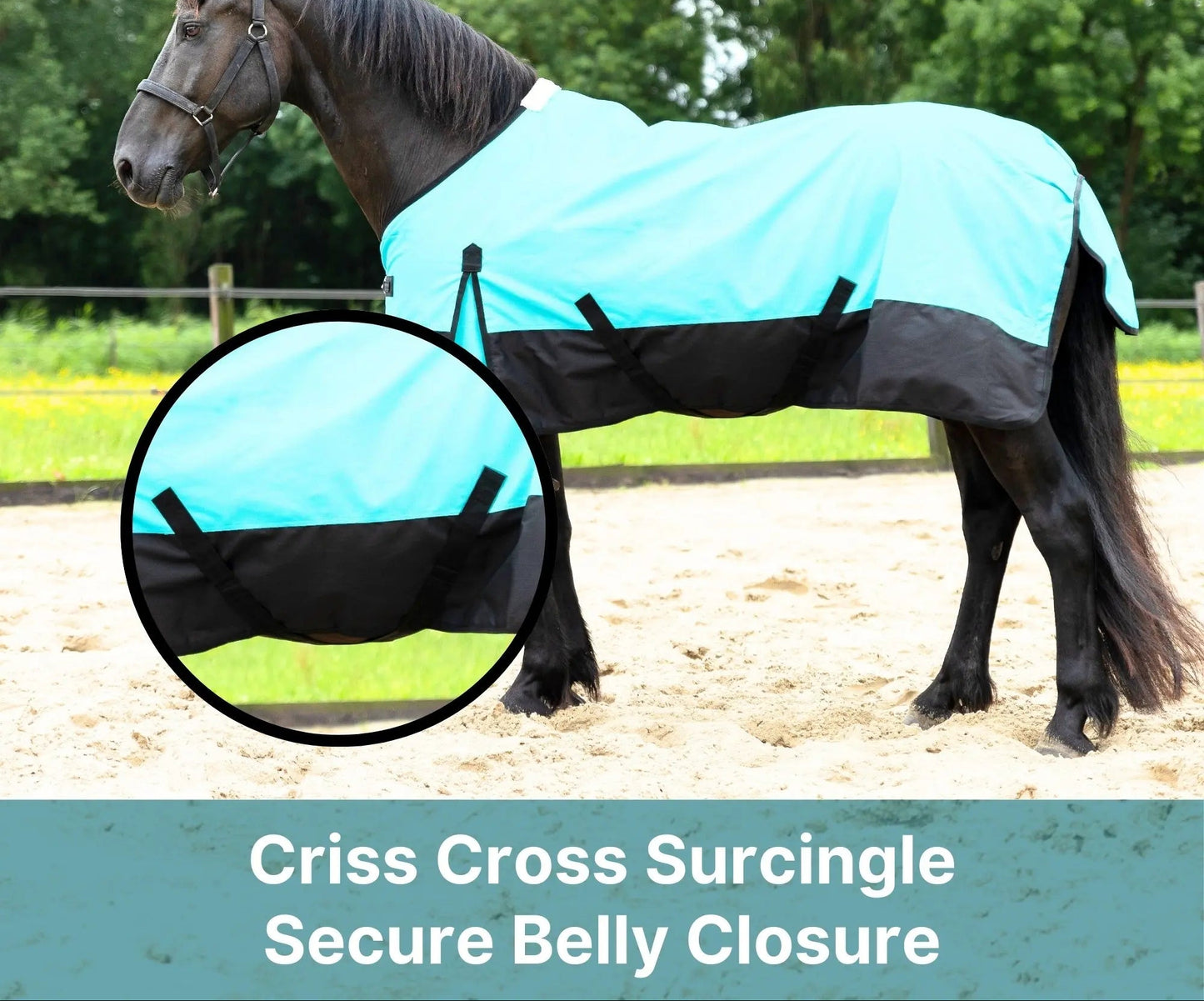 600 Denier Lightweight Waterproof & Breathable Horse Rain Sheet NewEngland Tack