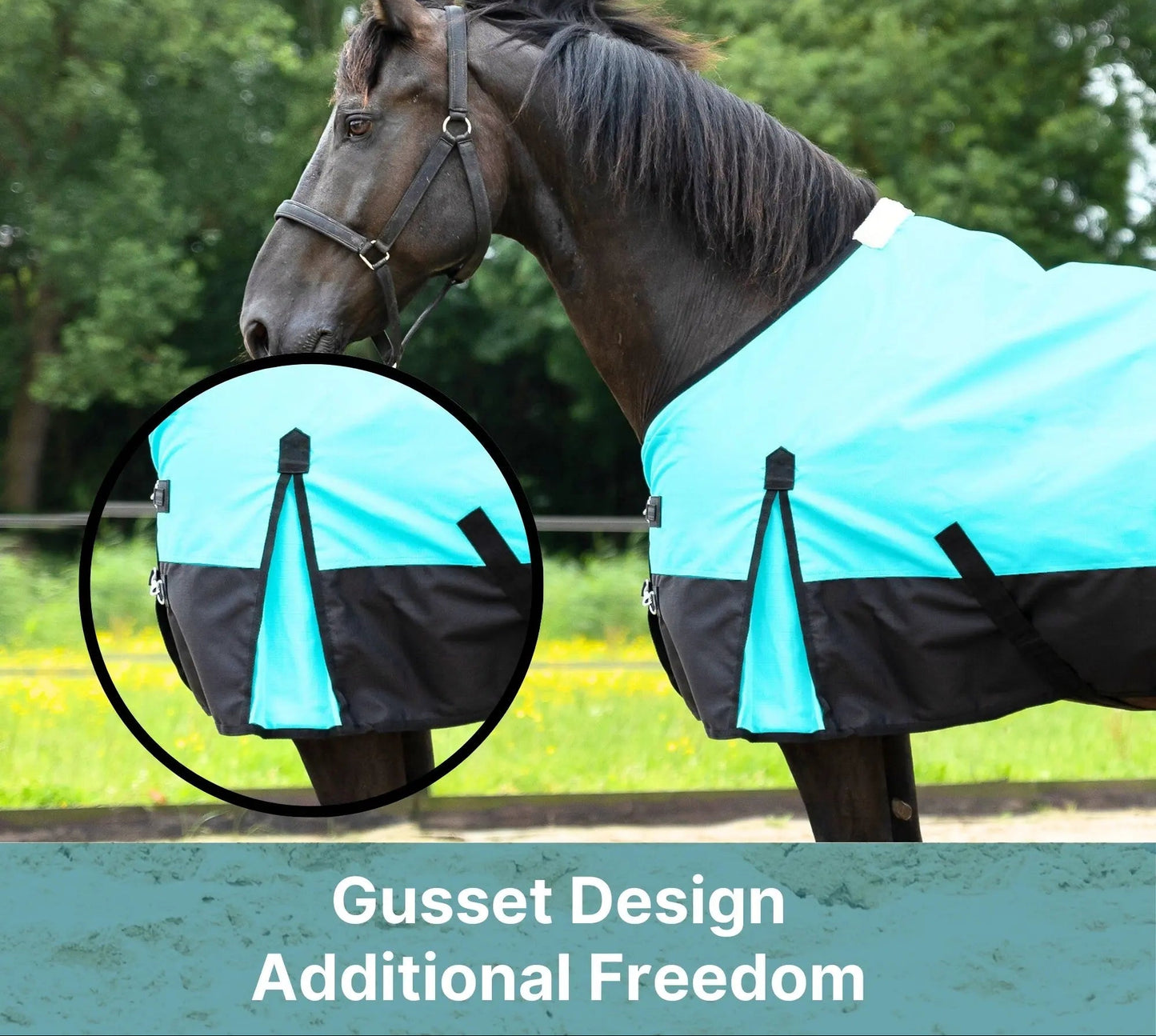 600 Denier Lightweight Waterproof & Breathable Horse Rain Sheet NewEngland Tack