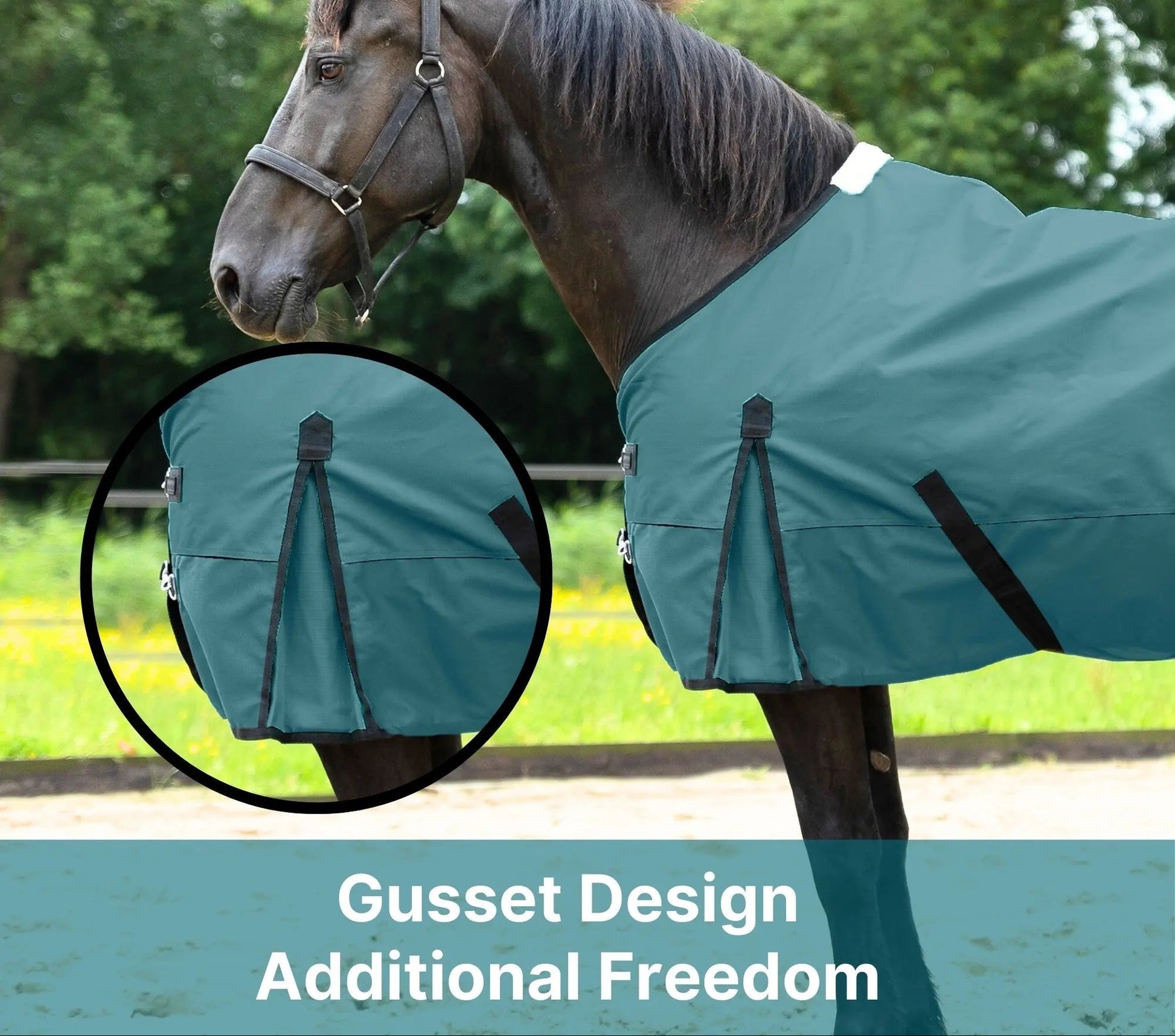 600 Denier Lightweight Waterproof & Breathable Horse Rain Sheet NewEngland Tack