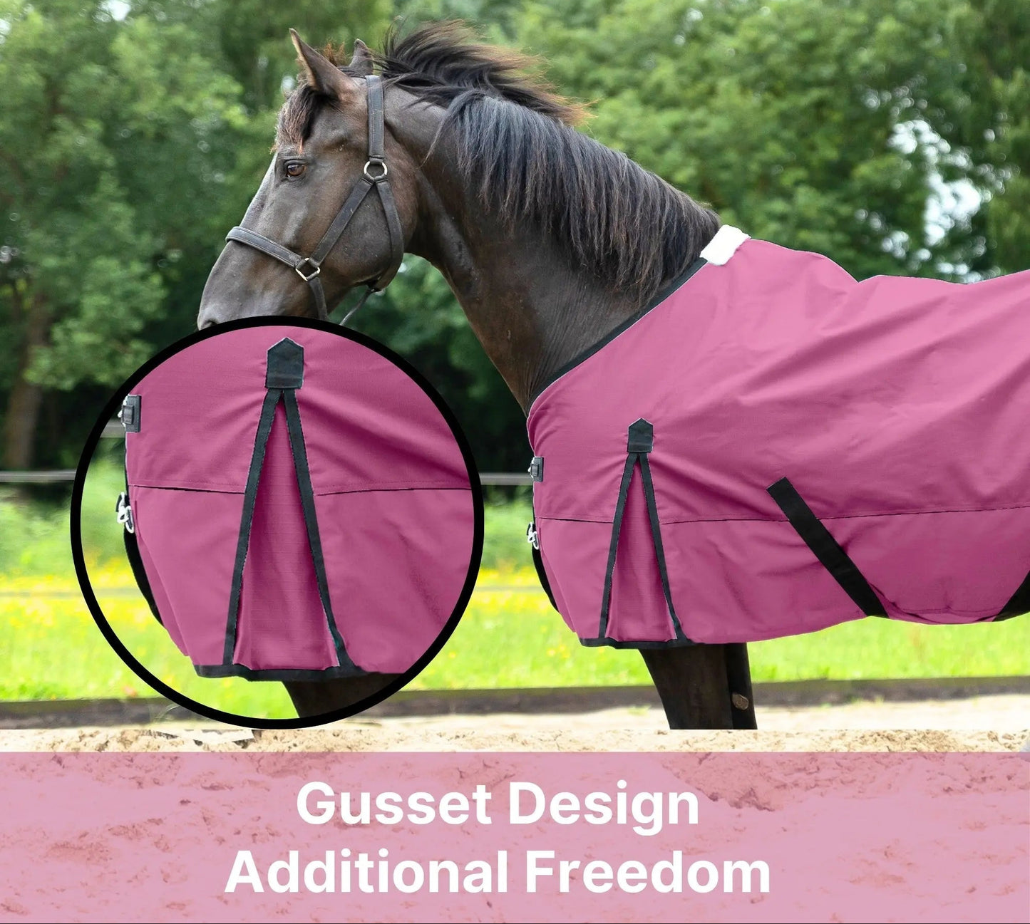 600 Denier Lightweight Waterproof & Breathable Horse Rain Sheet NewEngland Tack