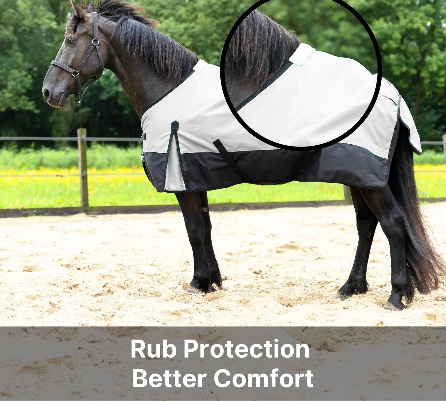 600 Denier Lightweight Waterproof & Breathable Horse Rain Sheet NewEngland Tack