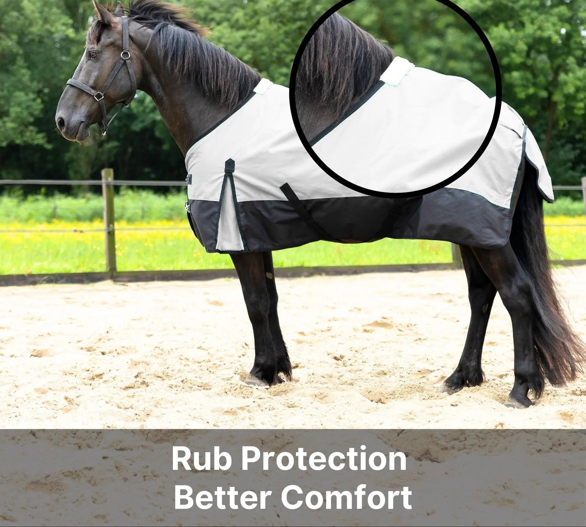 600 Denier Lightweight Waterproof & Breathable Horse Rain Sheet NewEngland Tack