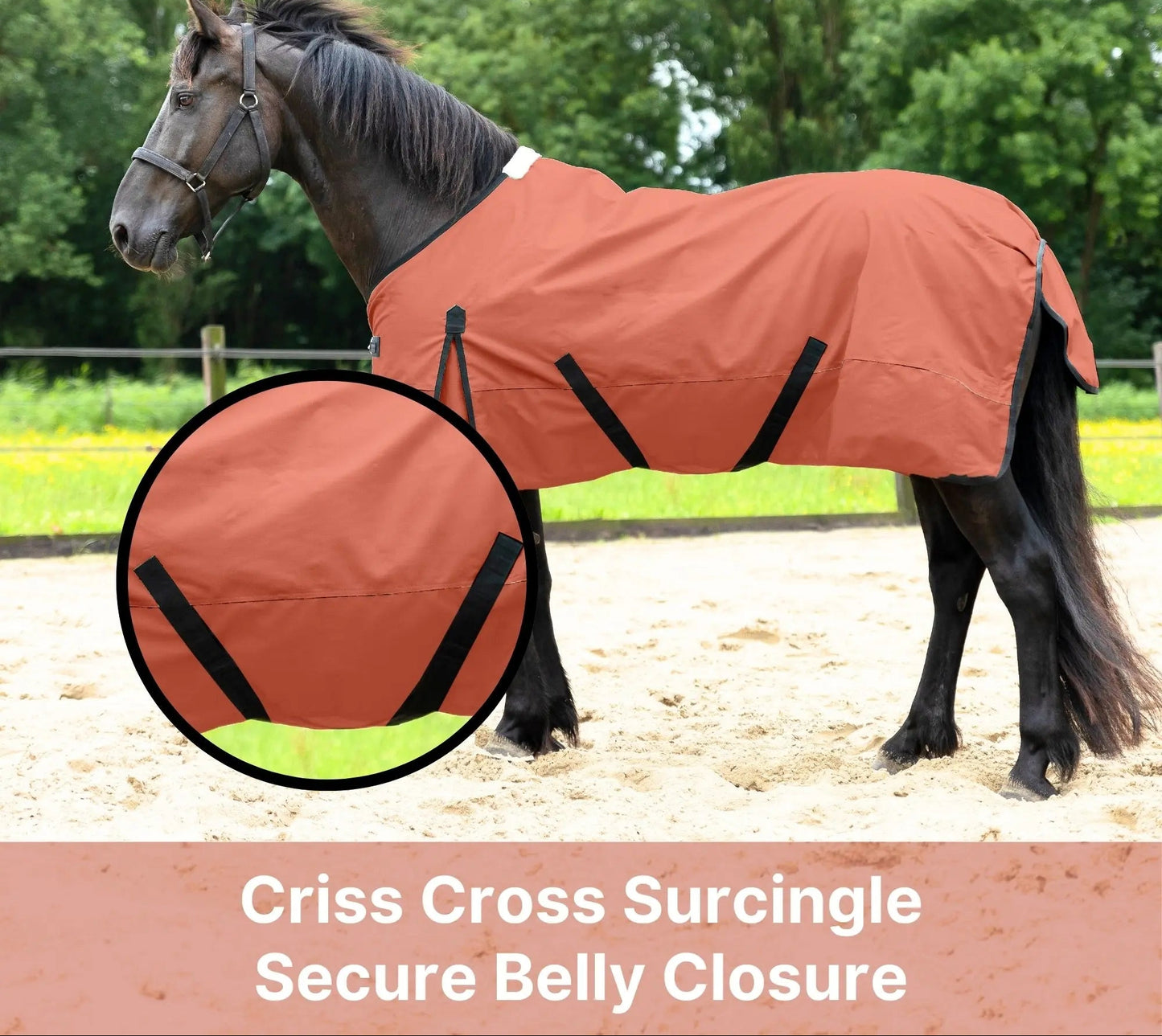 600 Denier Lightweight Waterproof & Breathable Horse Rain Sheet NewEngland Tack