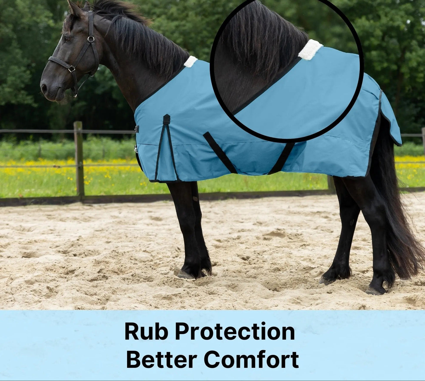600 Denier Lightweight Waterproof & Breathable Horse Rain Sheet NewEngland Tack