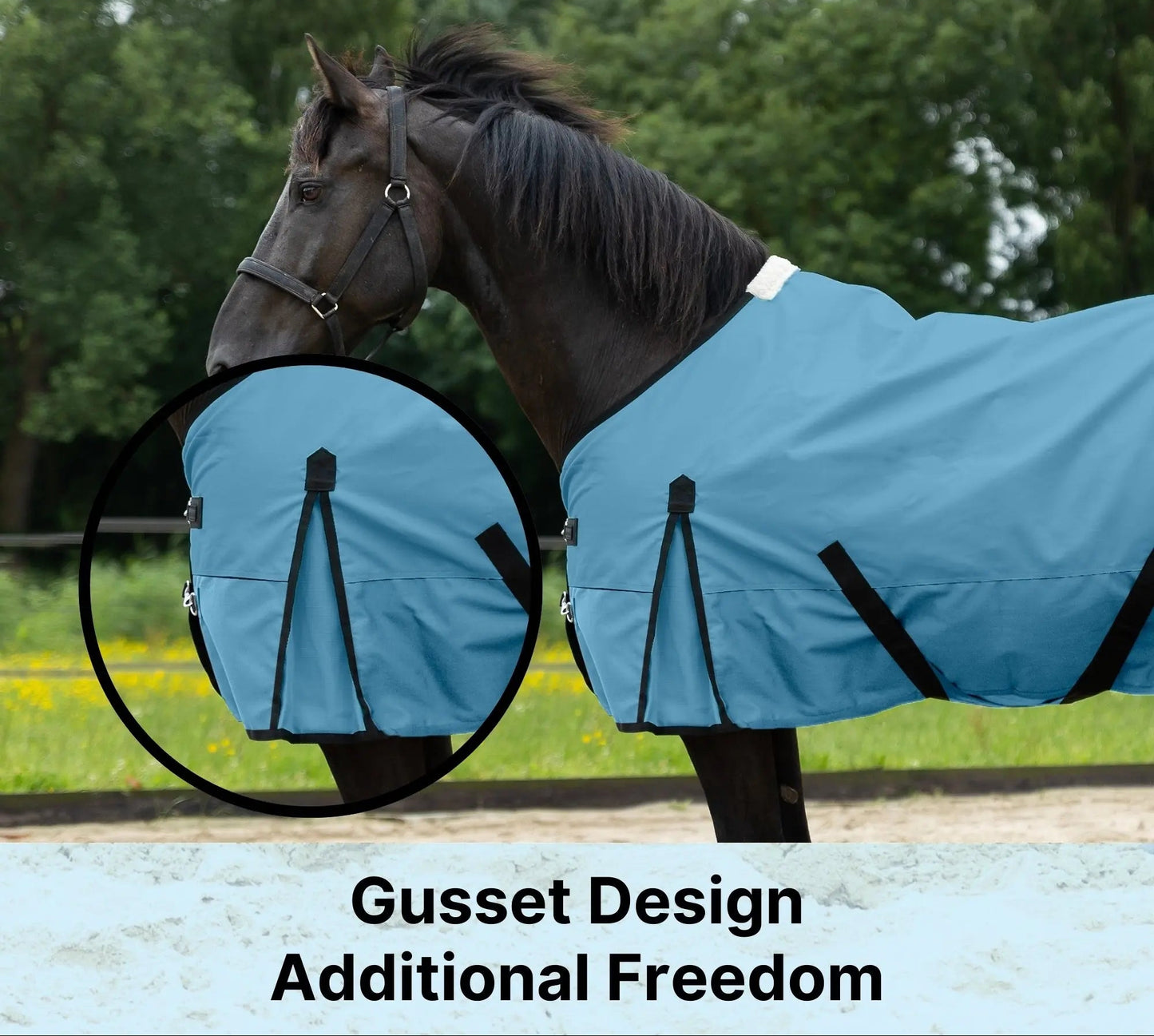 600 Denier Lightweight Waterproof & Breathable Horse Rain Sheet NewEngland Tack