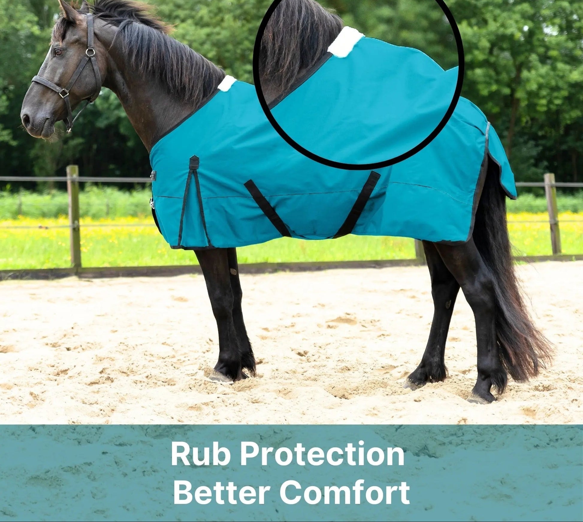 600 Denier Lightweight Waterproof & Breathable Horse Rain Sheet NewEngland Tack