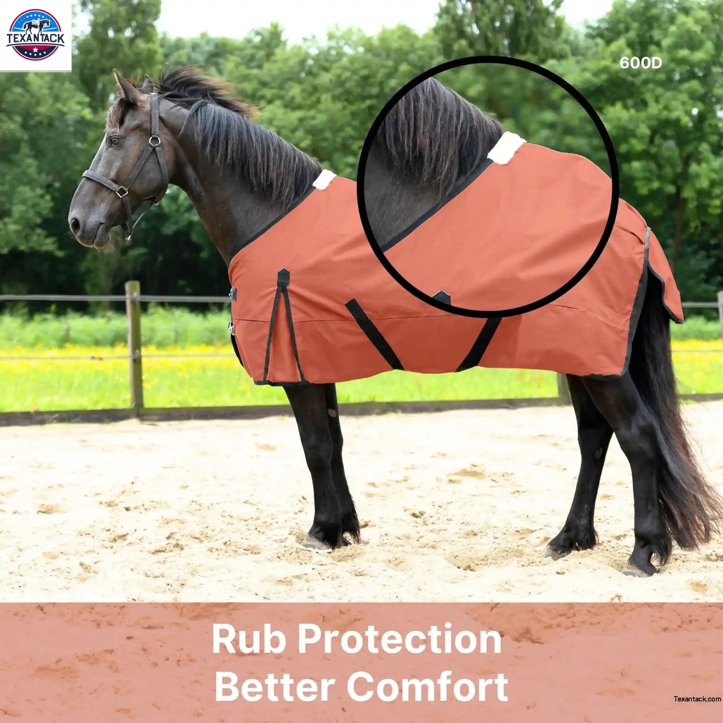 600 Denier Lightweight Waterproof & Breathable Horse Rain Sheet NewEngland Tack