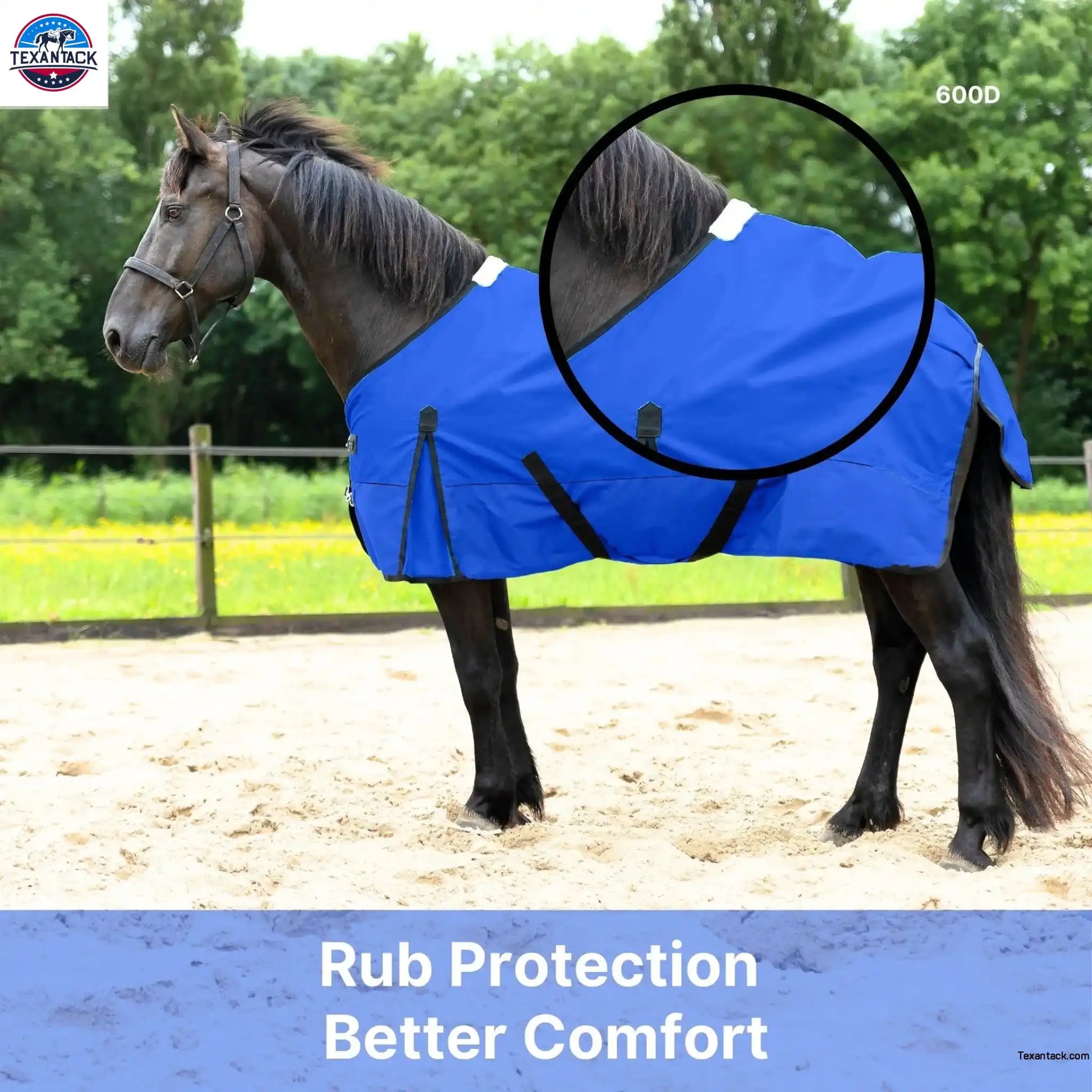 600 Denier Lightweight Waterproof & Breathable Horse Rain Sheet NewEngland Tack