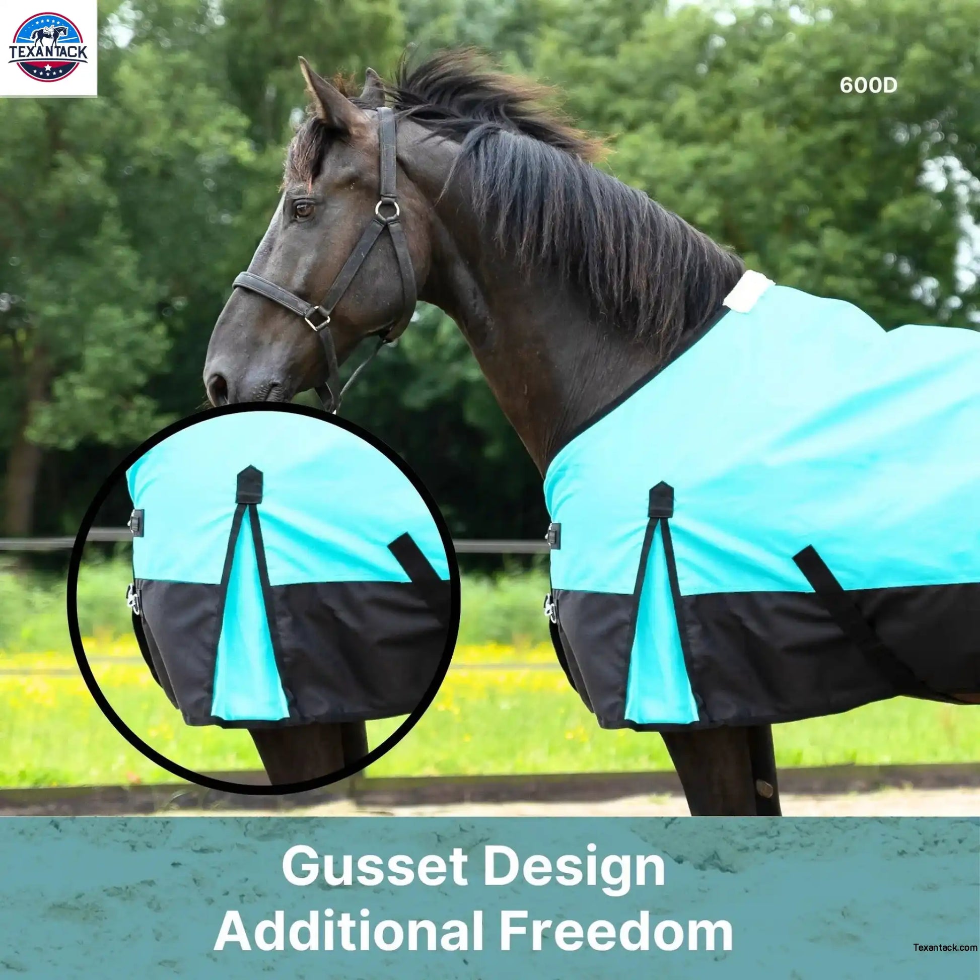 600 Denier Lightweight Waterproof & Breathable Horse Rain Sheet NewEngland Tack