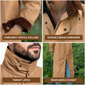 RESISTANCE Western Long Old Cowboy Canvas Jacket - Range wear Canvas Duster Coat TEXANTACK