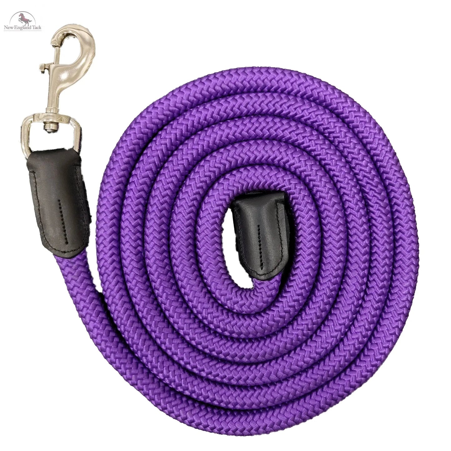 9FT Nylon Horse Halter Lead Rope with Bull Nose Snap – 3/4 Inch Thick, Strong & Comfortable for Training NewEngland Tack