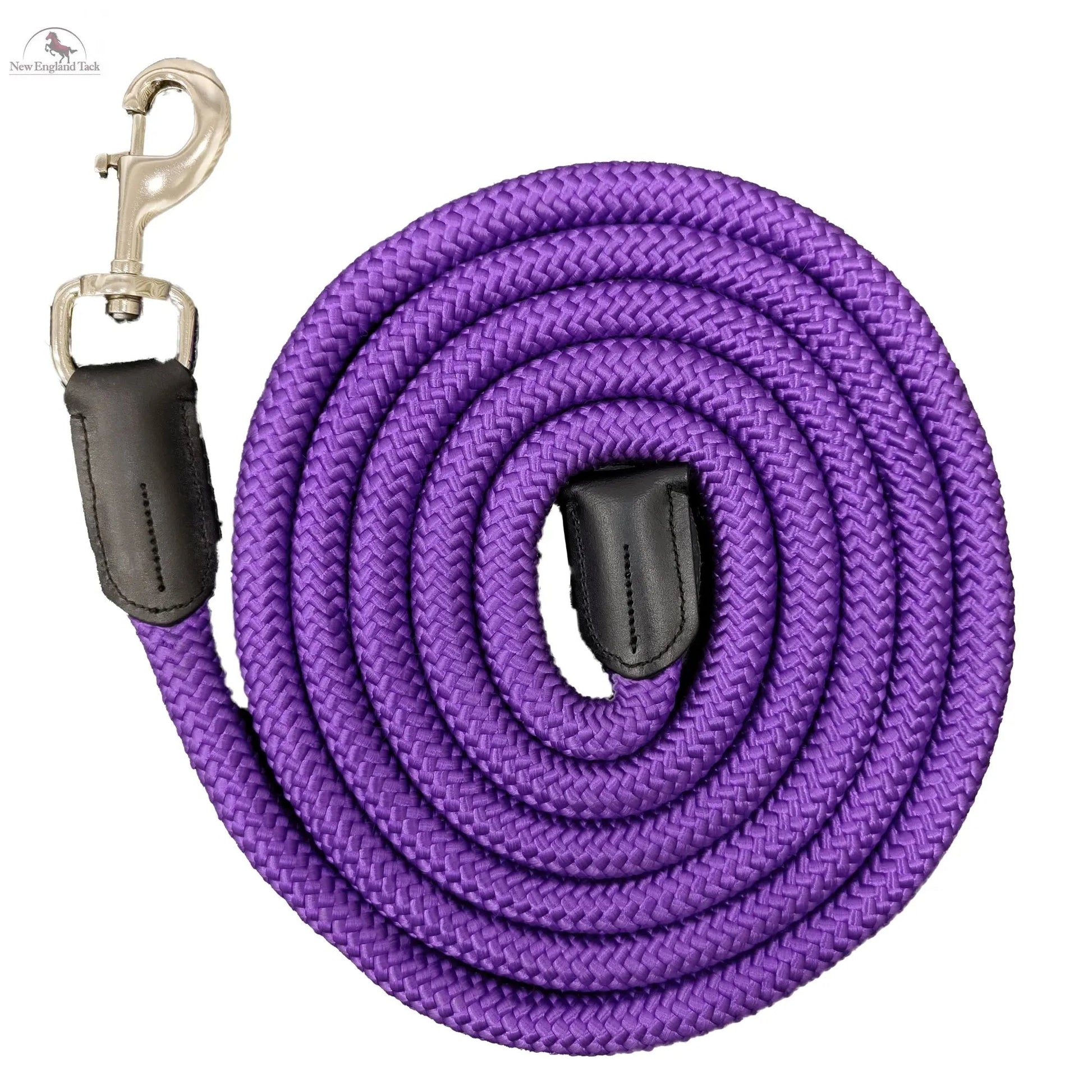 9FT Nylon Horse Halter Lead Rope with Bull Nose Snap – 3/4 Inch Thick, Strong & Comfortable for Training NewEngland Tack