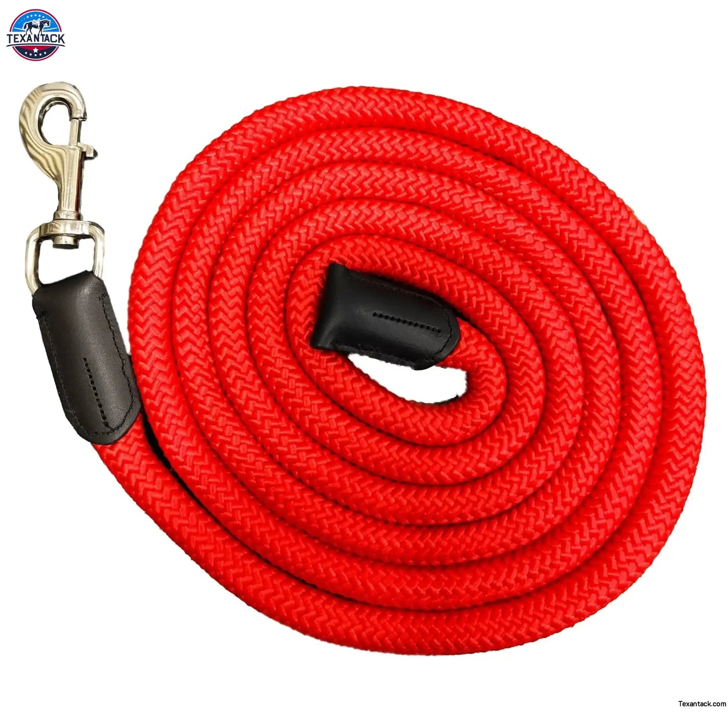 9FT Nylon Horse Halter Lead Rope with Bull Nose Snap – 3/4 Inch Thick, Strong & Comfortable for Training NewEngland Tack