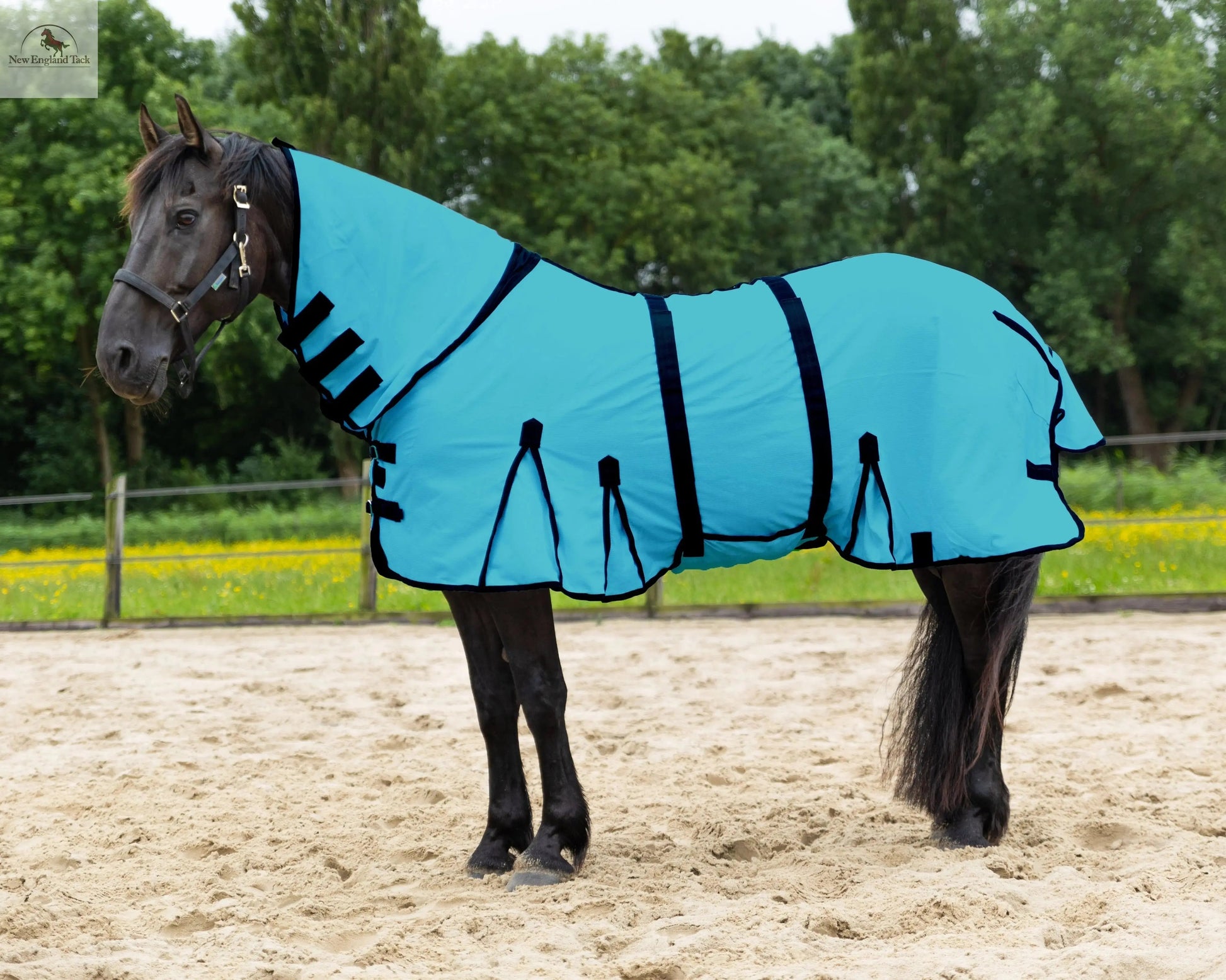  Durable Mesh Combo Fly Summer Sheet with Belly Guard and Combo Neck Cover