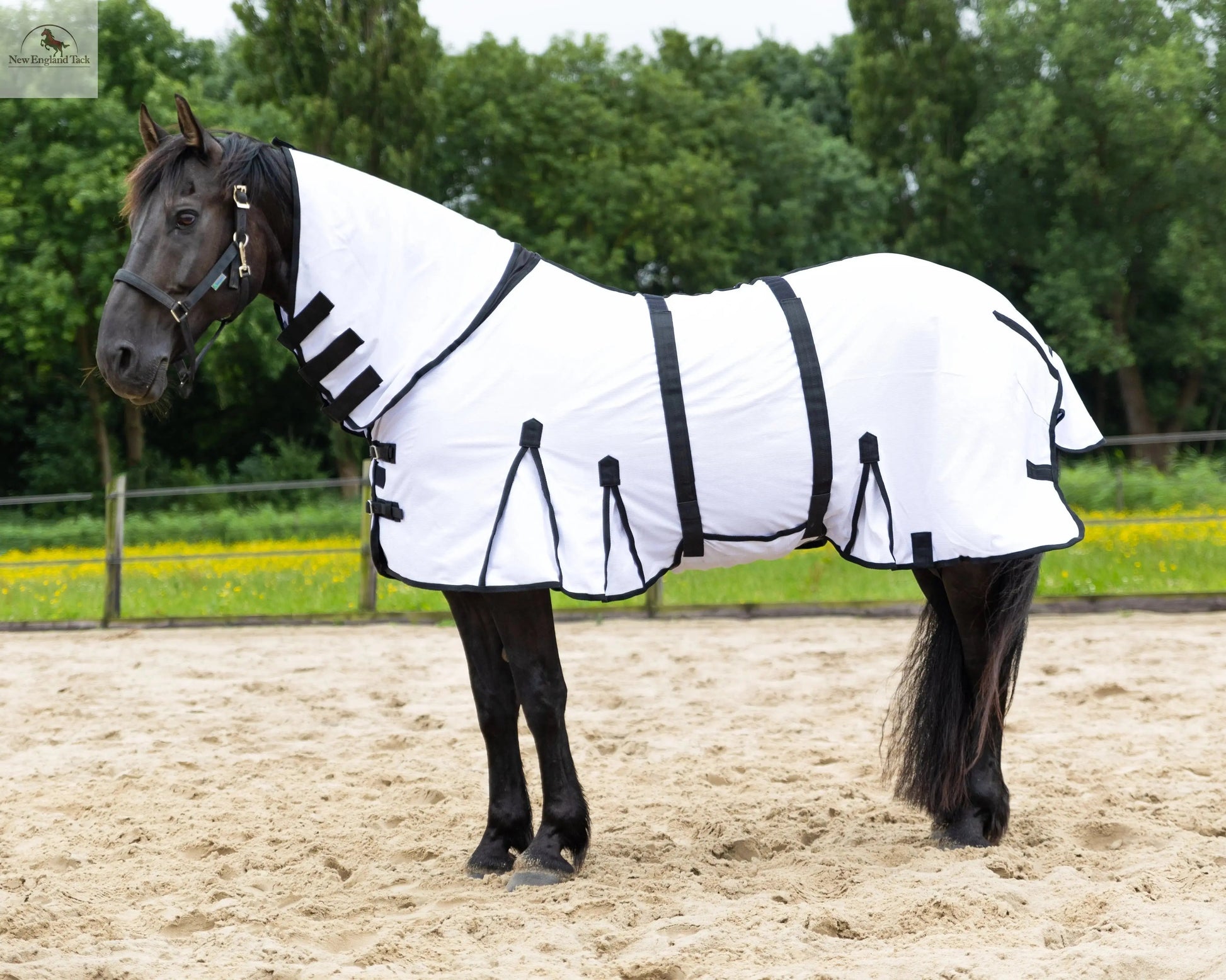  Durable Mesh Combo Fly Summer Sheet with Belly Guard and Combo Neck Cover