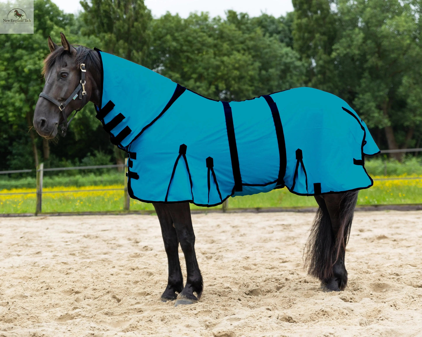  Durable Mesh Combo Fly Summer Sheet with Belly Guard and Combo Neck Cover