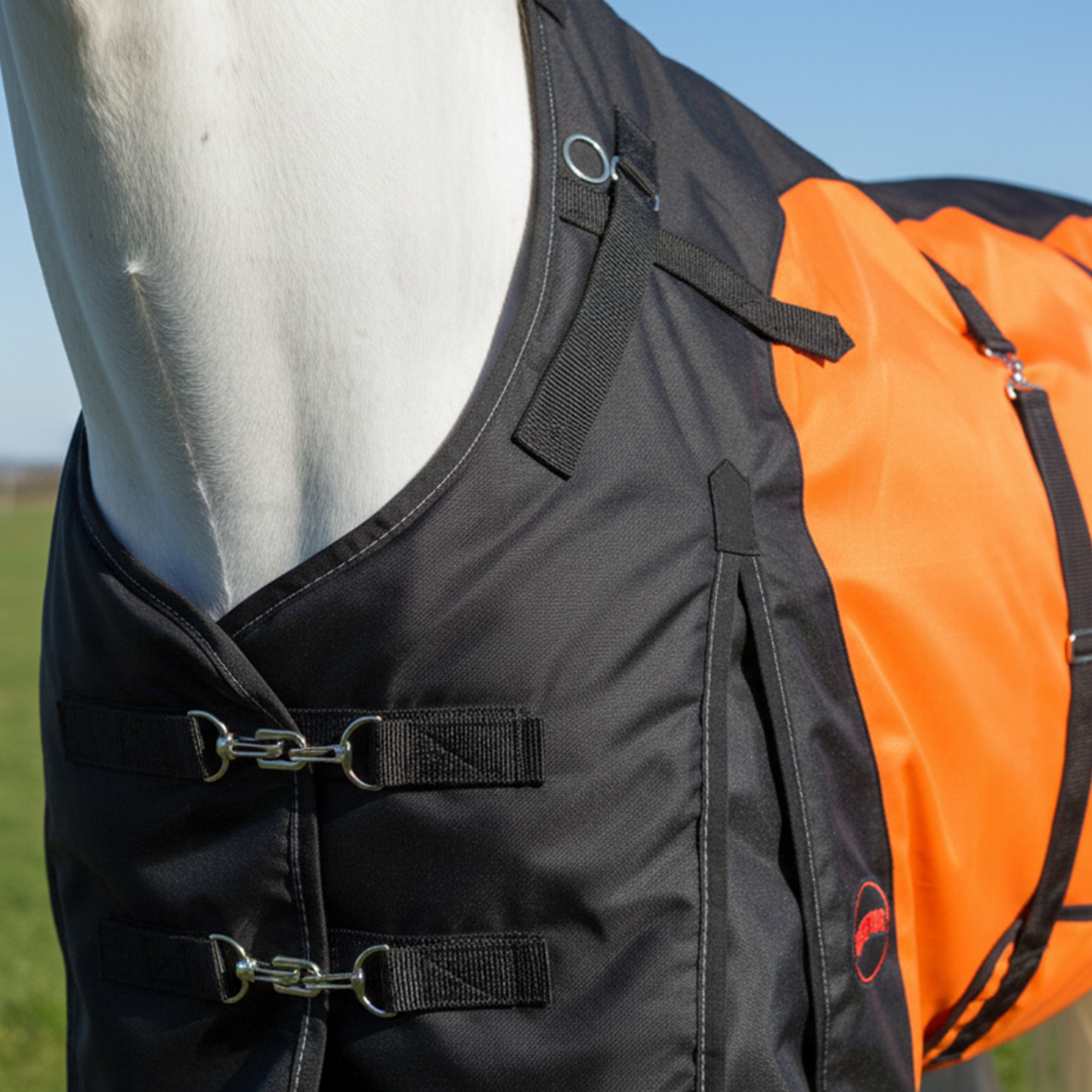 Resistance Premium 1200 Denier Belly Wrap Waterproof Horse Turnout Blanket - 300 Grams Fill NewEngland Tack