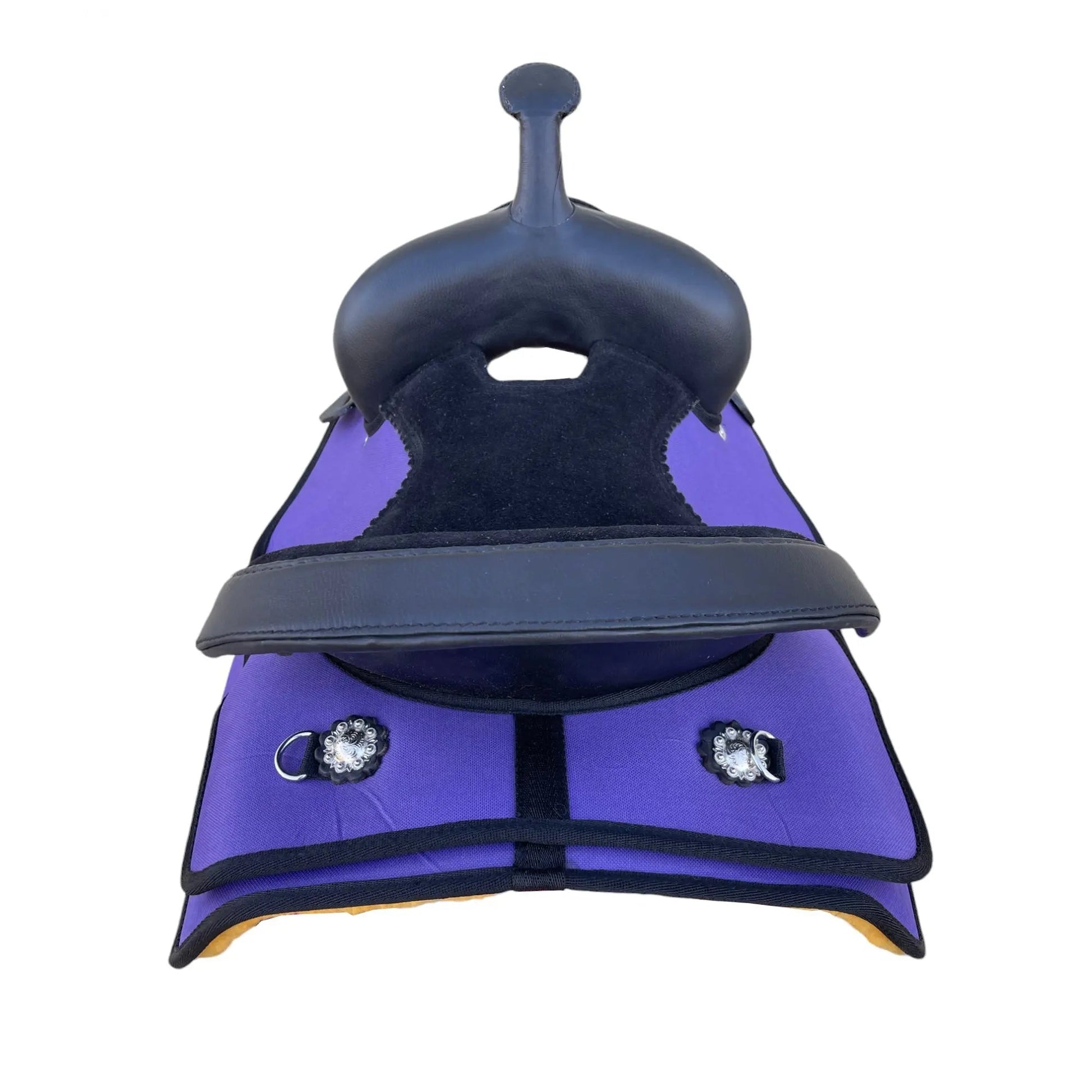 Youth Western New Generation Horse Synthetic Saddle - 10" 12" 13"- Blue/Black/Light Brown/Pink Color Saddle NewEngland Tack