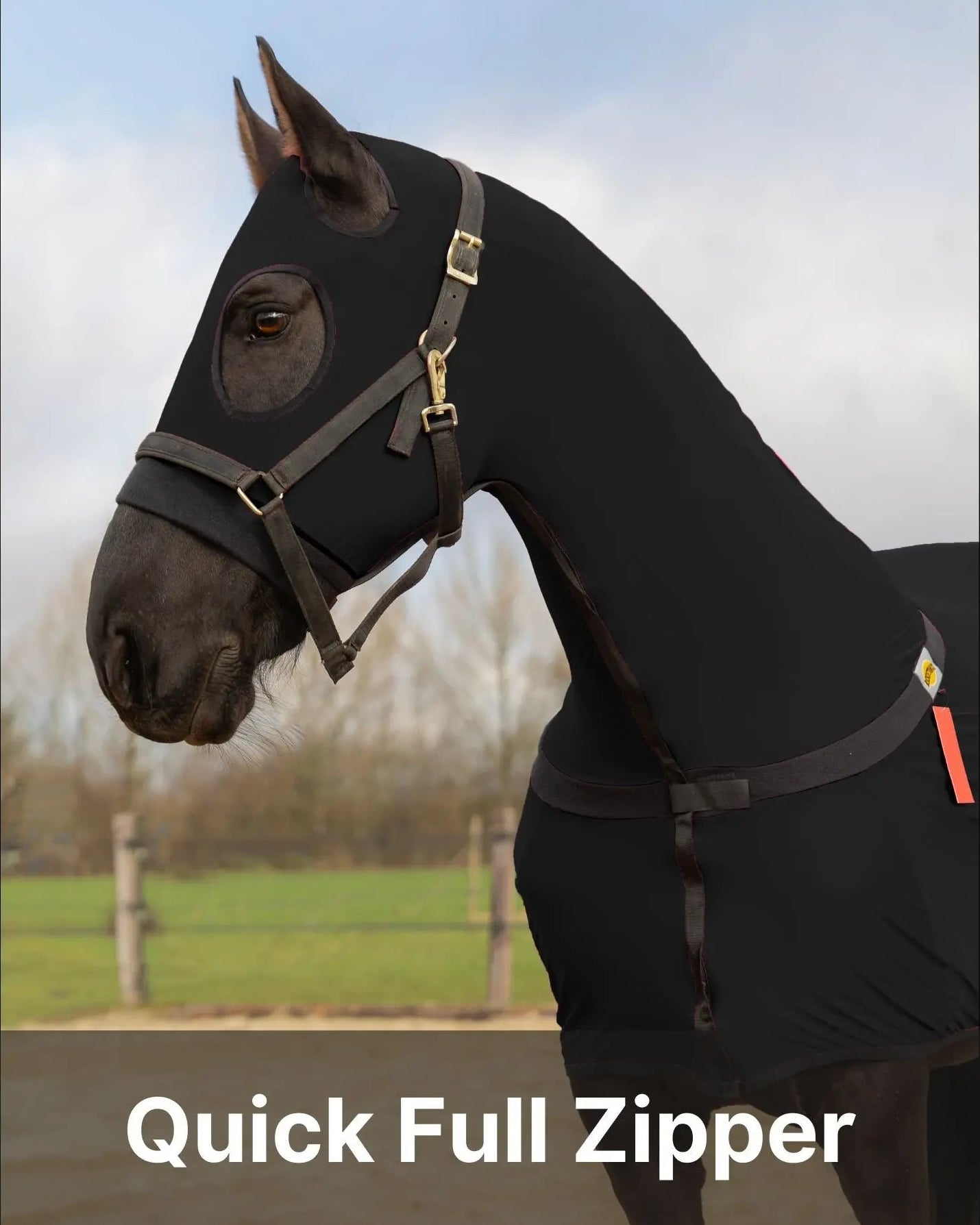RESISTANCE Full Body Slinky with Full Zipper Slicker Hood and Belly Wrap NewEnglandTack