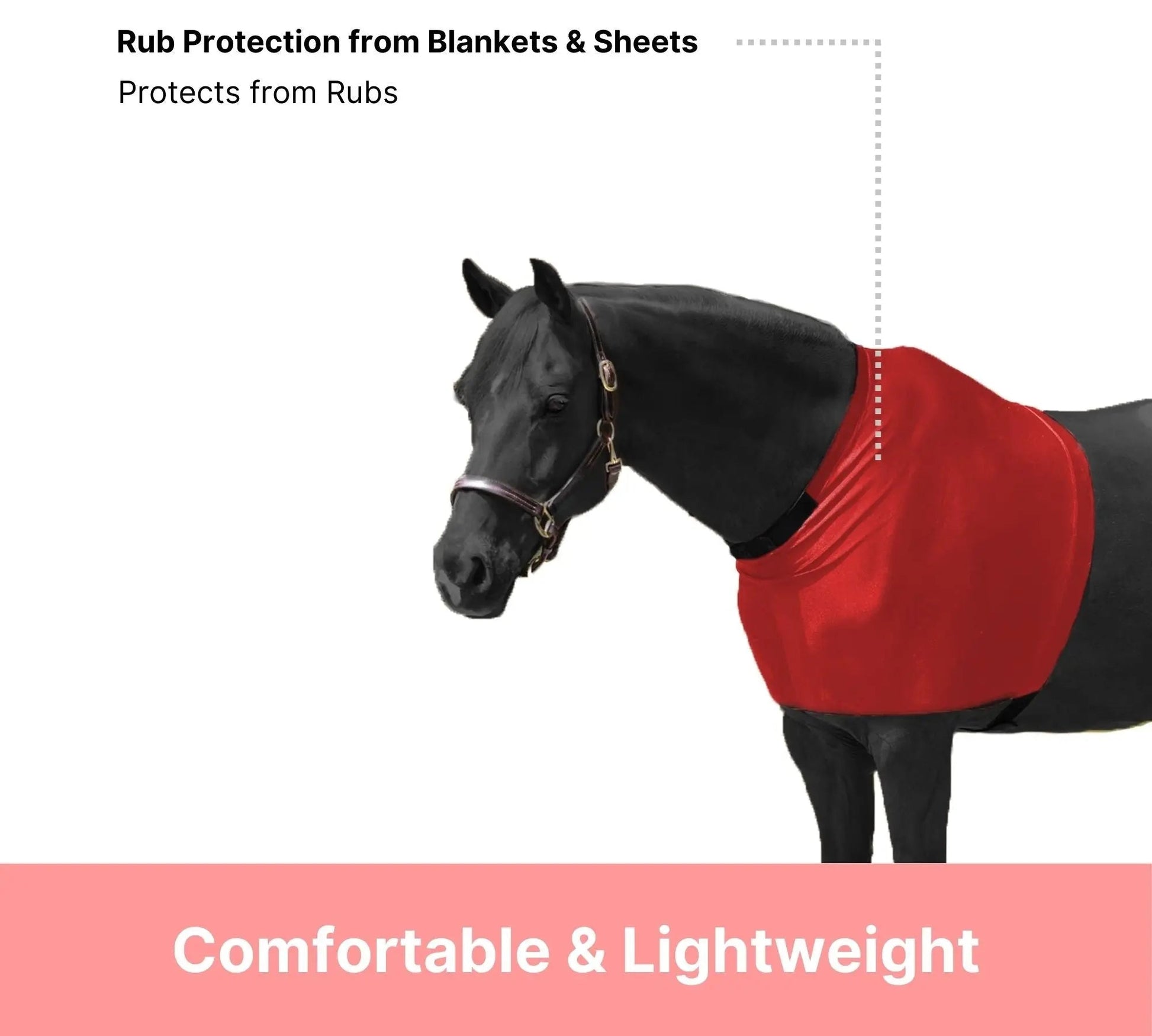 RESISTANCE Premium Lycra Horse Shoulder Guard - Lycra Material NewEngland Tack