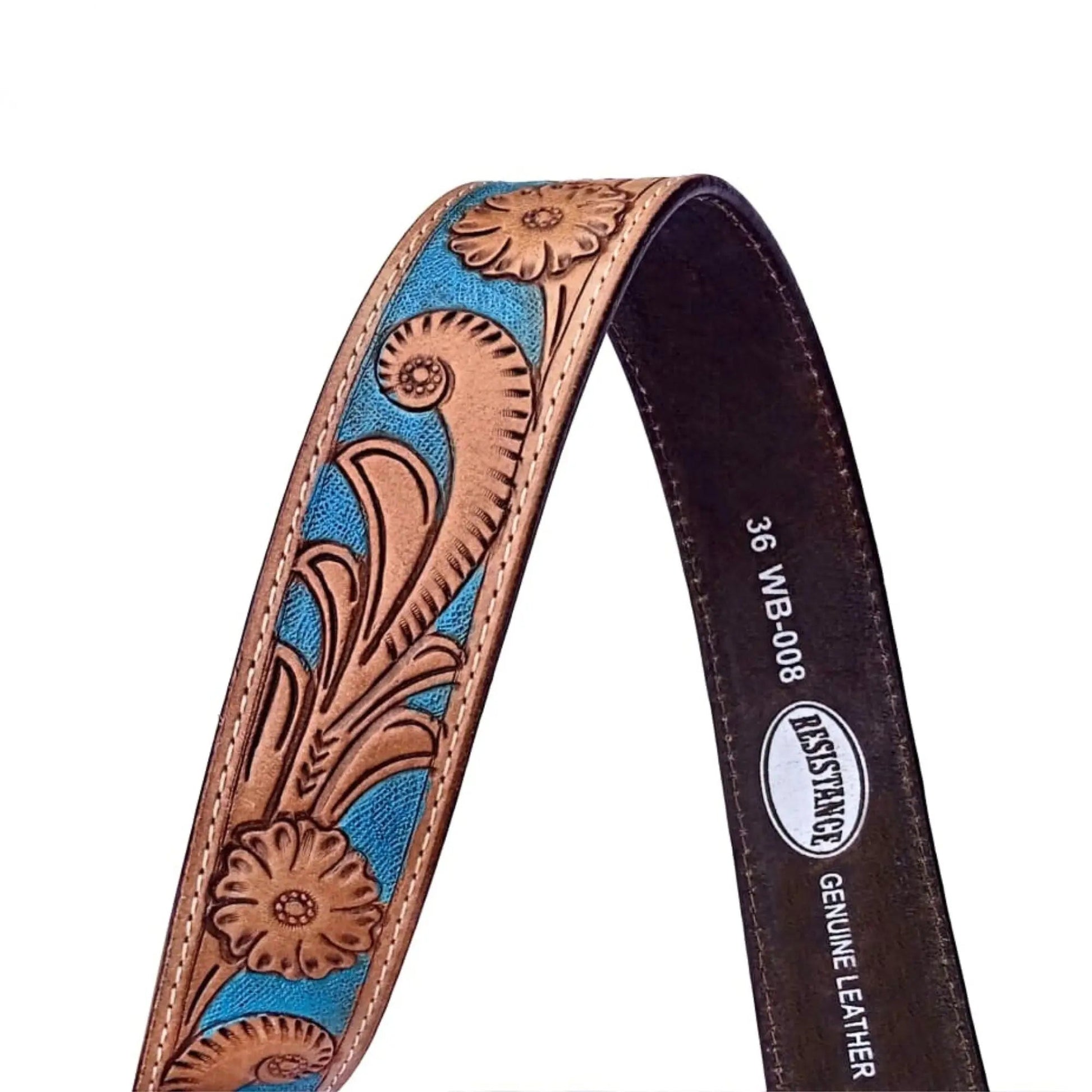 RESISTANCE Western Cowboy Cowgirl Belts For Women With Big Buckle, Plus Size Women's Brown Western Belt NewEngland Tack