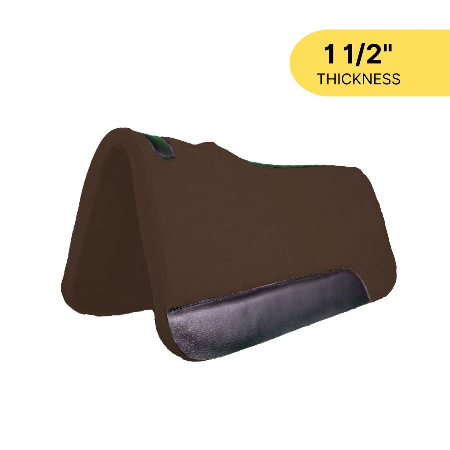 Resistance 31 x 32 Felt Performance Saddle Pad with Wear Leathers 1.5" Thickness NewEngland Tack