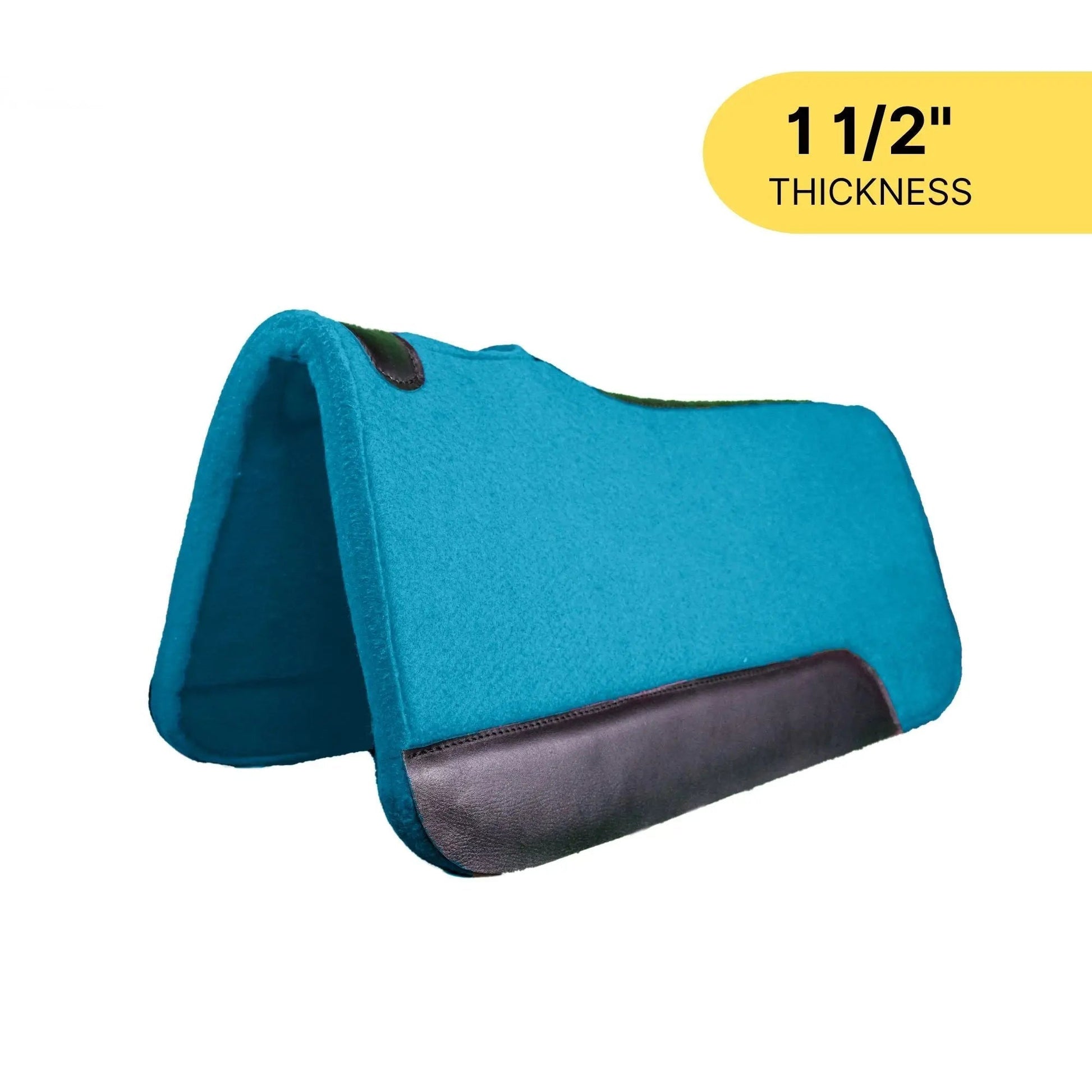 Resistance 31 x 32 Felt Performance Saddle Pad with Wear Leathers 1.5" Thickness NewEngland Tack
