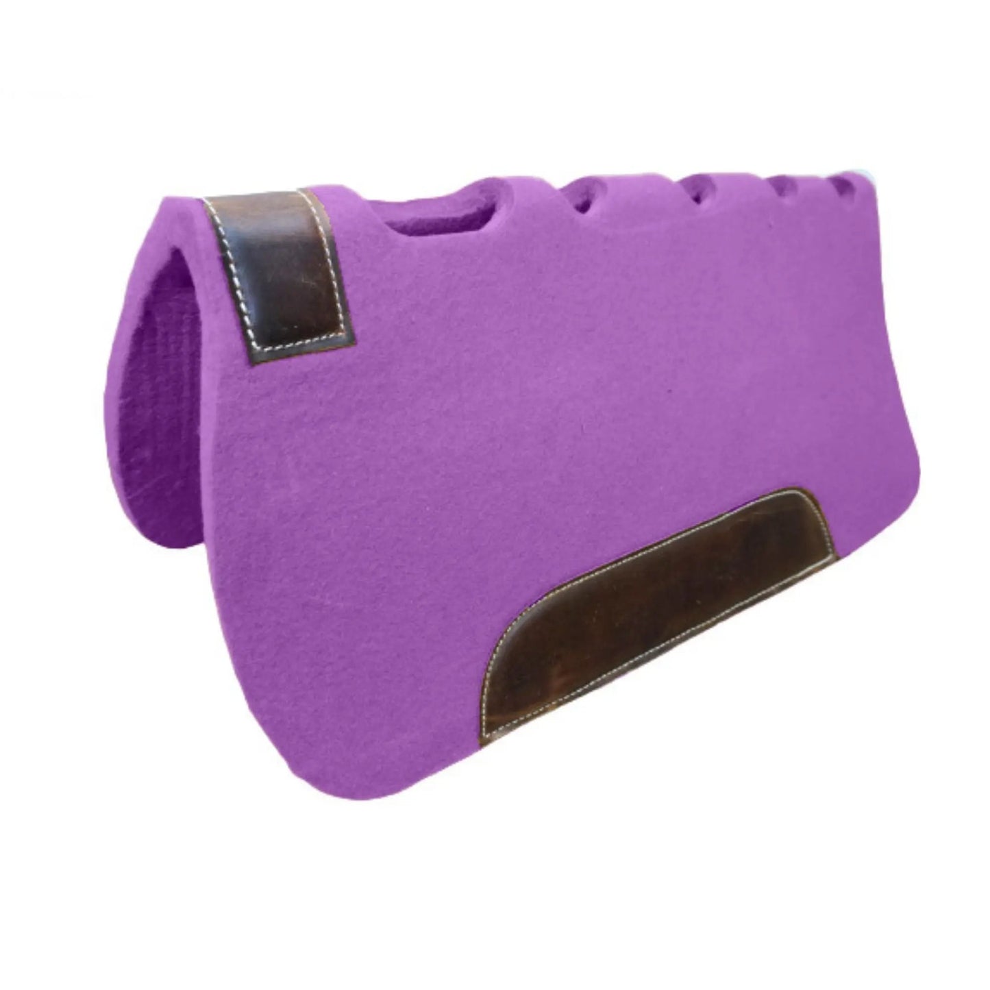 Resistance 31"x32" Handmade Premium Quality Synthetic Felt Cut-Back Pad with Vent Holes Western Cutter Style Saddle Pad for Horse Riding | Available in 1.5" Thickness Newenglandtack