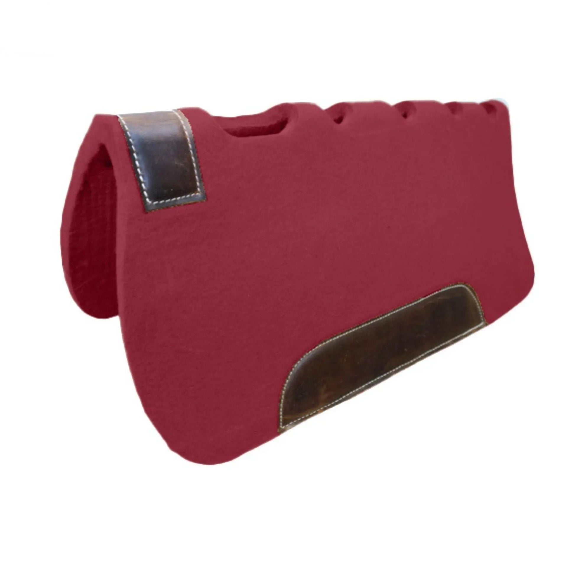 Resistance 31"x32" Handmade Premium Quality Synthetic Felt Cut-Back Pad with Vent Holes Western Cutter Style Saddle Pad for Horse Riding | Available in 1.5" Thickness Newenglandtack