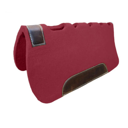 Resistance 31"x32" Handmade Premium Quality Synthetic Felt Cut-Back Pad with Vent Holes Western Cutter Style Saddle Pad for Horse Riding | Available in 1.5" Thickness Newenglandtack