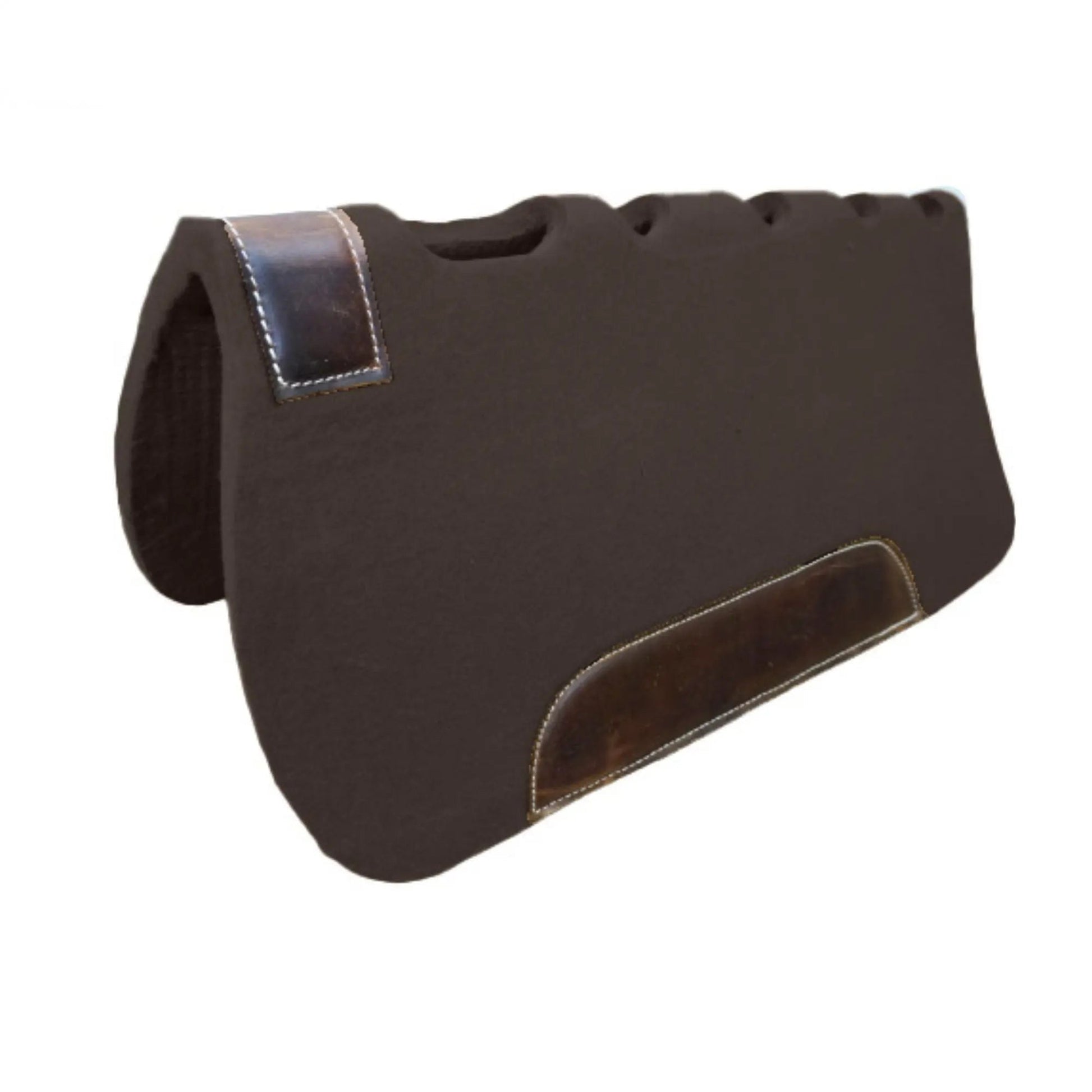 Resistance 31"x32" Handmade Premium Quality Synthetic Felt Cut-Back Pad with Vent Holes Western Cutter Style Saddle Pad for Horse Riding | Available in 1.5" Thickness Newenglandtack