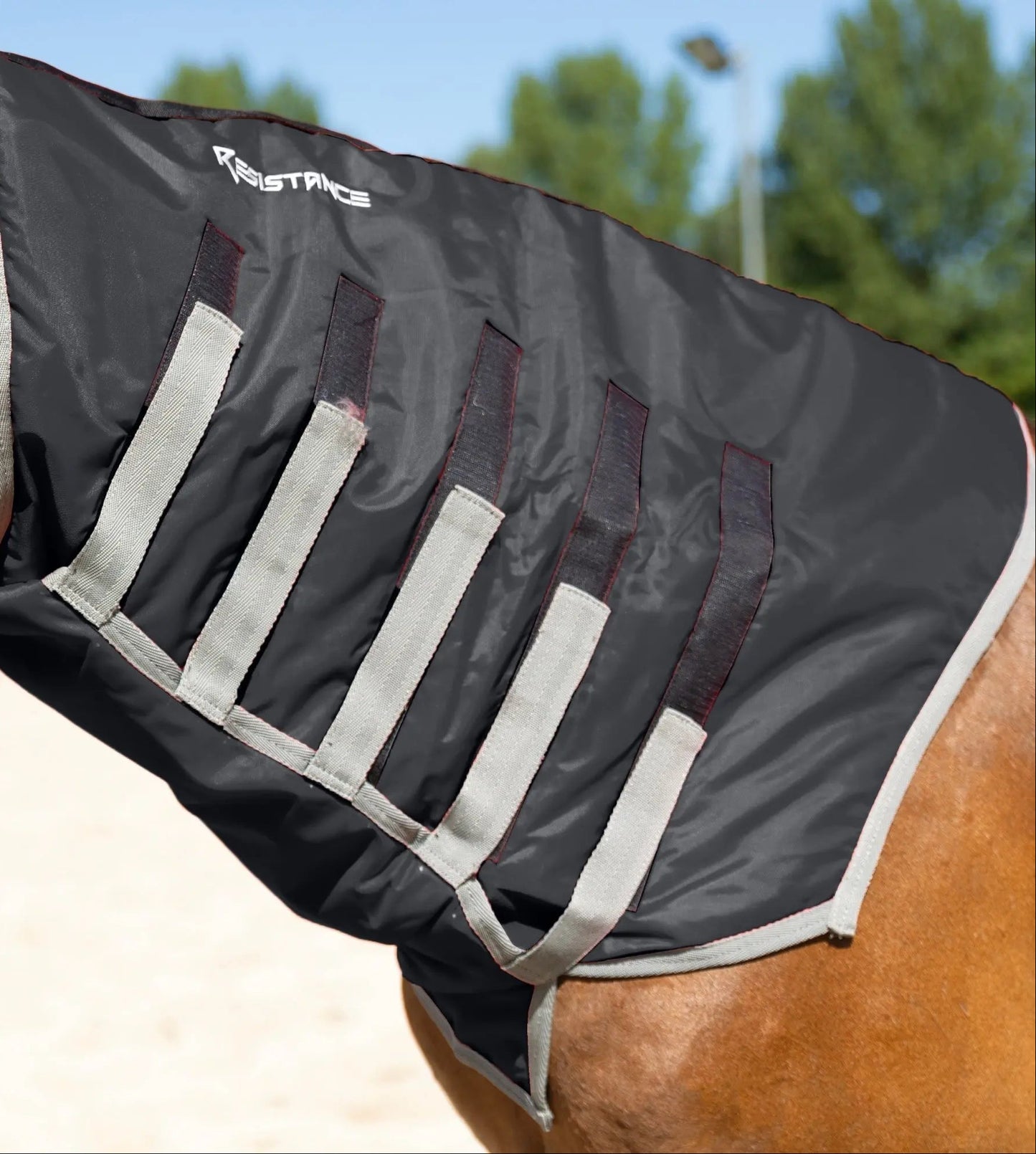 Resistance Lightweight Breathable Horse Neck Cover | Comfortable Waterproof Headless Hood (200 gm Fill) NewEngland Tack