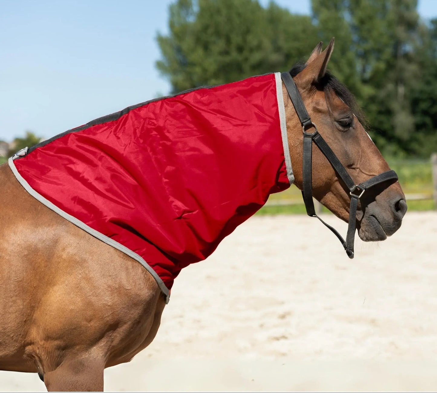 Resistance Lightweight Breathable Horse Neck Cover | Comfortable Waterproof Headless Hood (200 gm Fill) NewEngland Tack