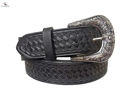 Resistance Cowgirl Belt With Buckle For women| 1.5" Wide Western Belt Leather Strap | Western Belt for Jeans NewEngland Tack