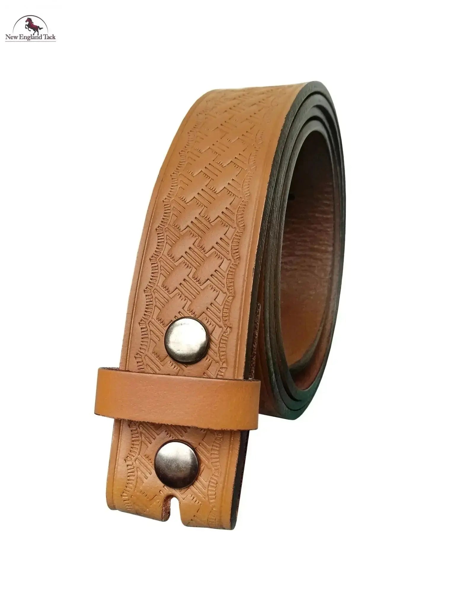 Resistance Cowboy Belt Without Buckle For Men| 1.5" Wide Western Belt Leather Strap | Western Belt for Jeans NewEngland Tack