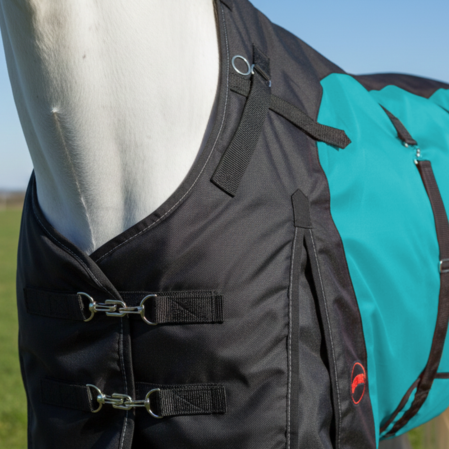 Resistance Premium 1200 Denier Belly Wrap Waterproof Horse Turnout Blanket - 300 Grams Fill NewEngland Tack